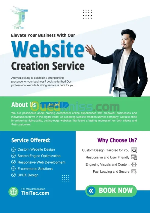 Création de Sites Web Professionnels & Plateformes E-learning / TiniTec
