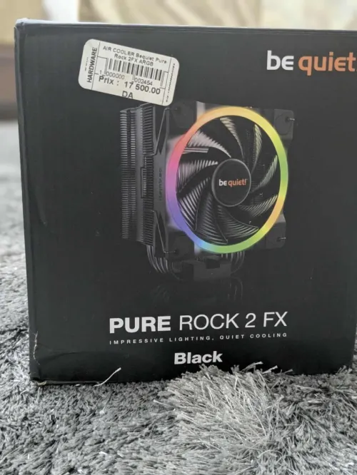 ventilo cpu be quiet "PURE ROCK 2 FX"Black ARGB
