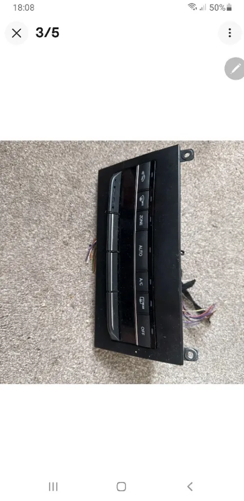 MERCEDES E CLASS AC HEAT CONTROL PANEL A2129005018 W212