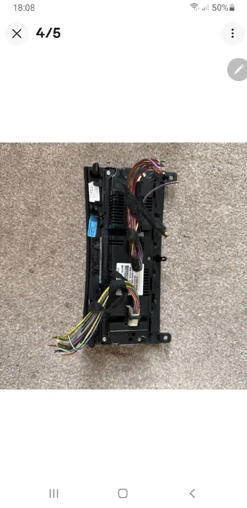 MERCEDES E CLASS AC HEAT CONTROL PANEL A2129005018 W212