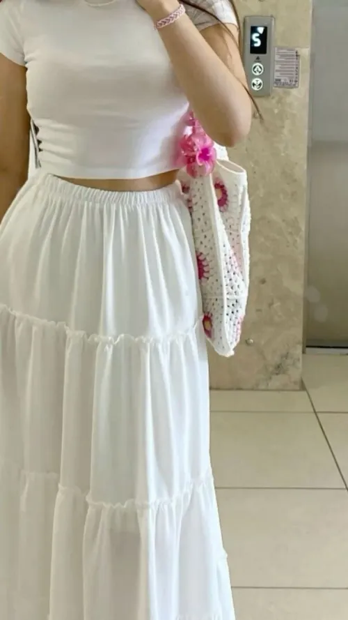 Jupe maxi skirt disponible
