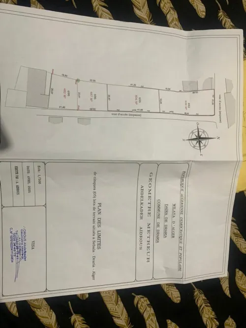 Vente Terrain Alger El achour