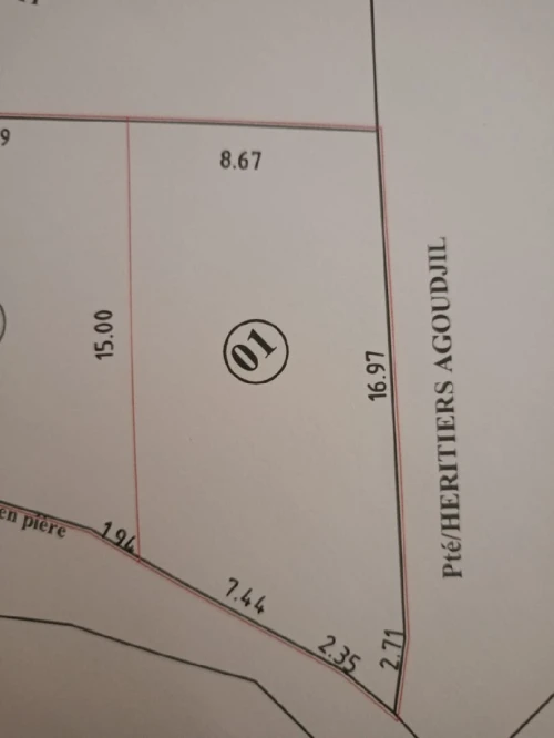 Vente Terrain Alger Bouzareah
