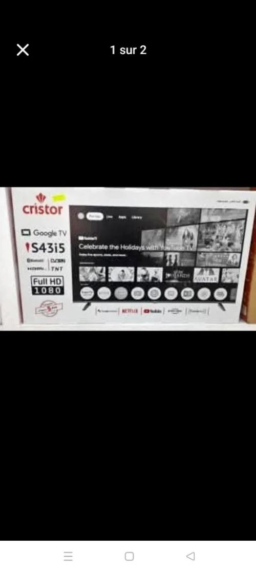 Google Tv 43p  cristor