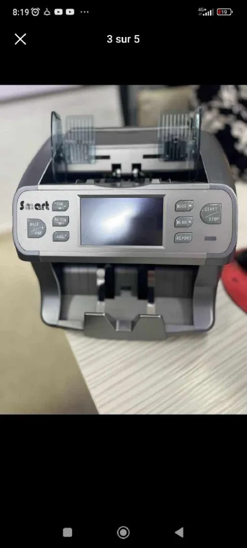 Compteuse smart pos avec deux pochette 