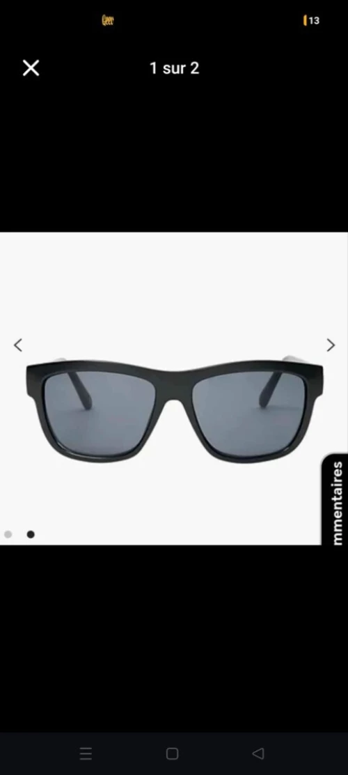 Lunette de soleil fossil original pour homme 