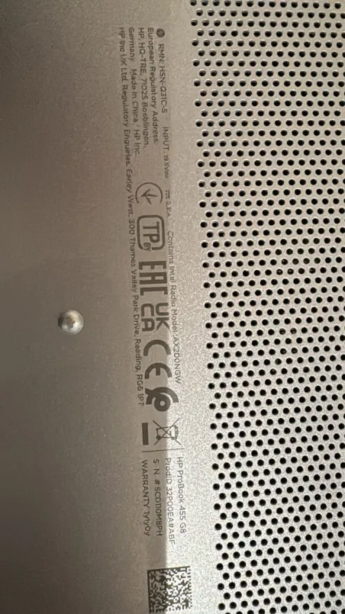 Laptop HP ProBook 455 GB