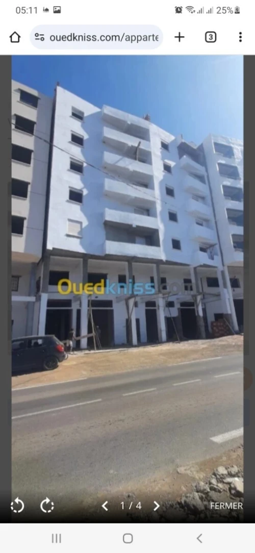 Vente Appartement F3 Tizi Ouzou Tigzirt
