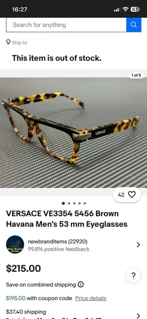 Lunette Versace