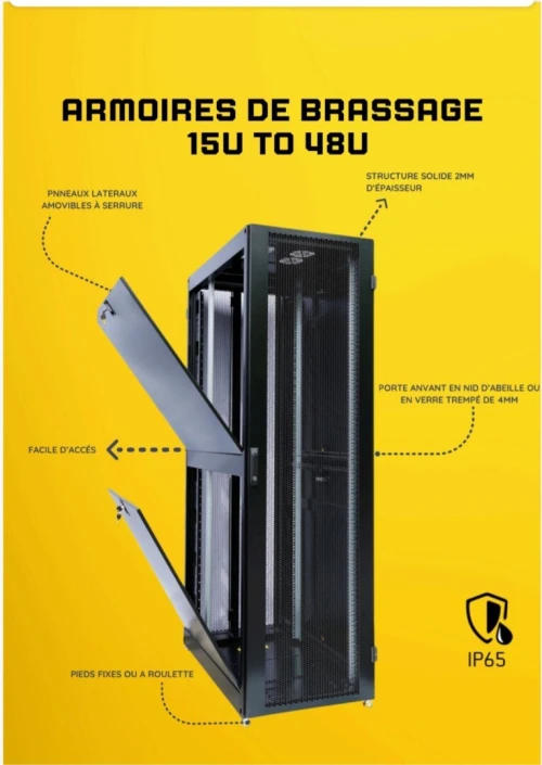 Armoire électrique Armoire de brassage mobilier métallique 