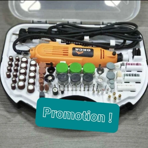 Kit à outils rotatif 180w 203 pcs