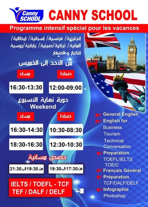 Préparation  IELTS,TOEFL,TOEIC,TCF SO,TCF CANADA,TCF DAP,DALF,DELF