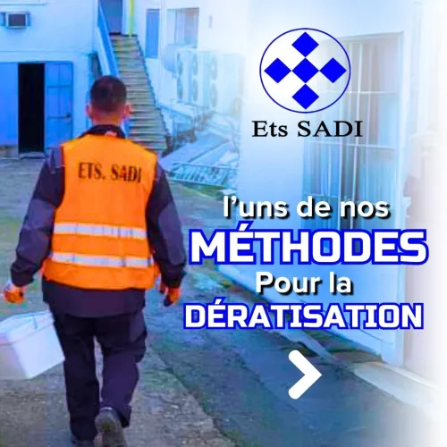 Dératisation : rat et souris, Désinsectisation : cafards, fourmis, puces, punaises de lit. Démoustication. Désinfection