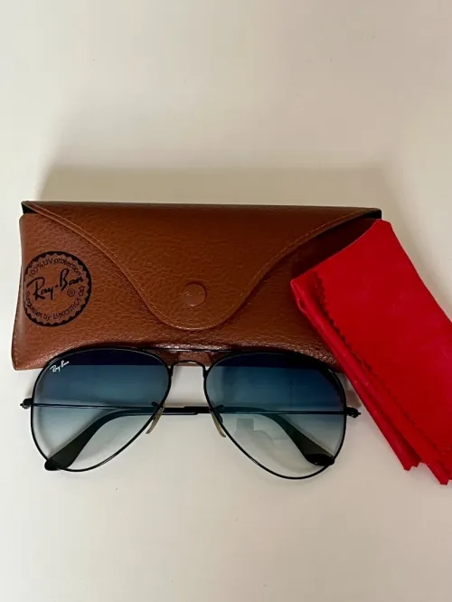 Ray ban aviator bleu dégradé original