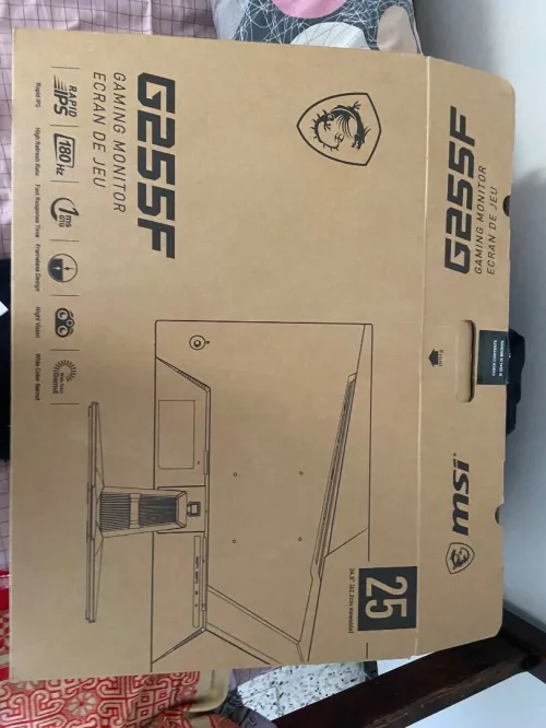 MSI G255F 25 180Hz IPS Gaming Monitor  État neuf