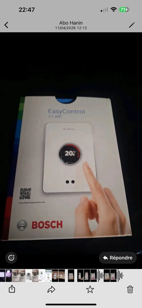 Thermostat bosch connecté wifi