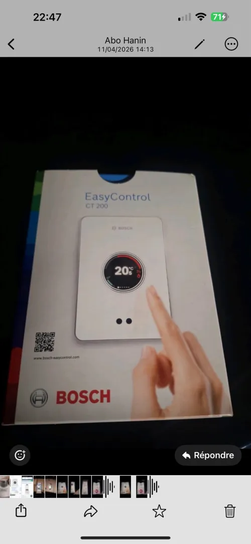 Thermostat bosch connecté wifi