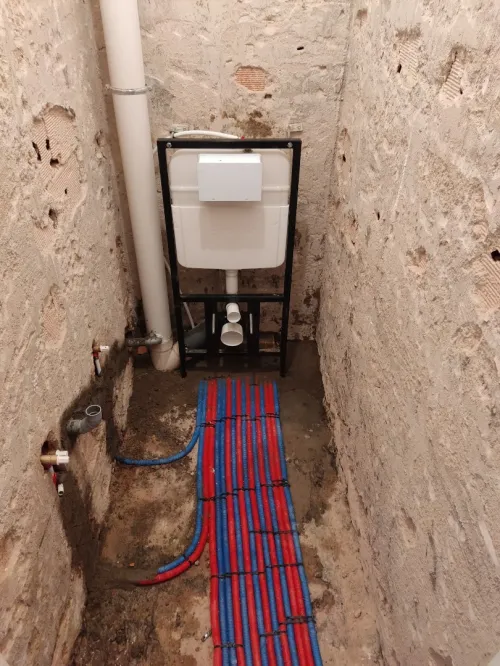 Renovation salle de bain maçon plombier 