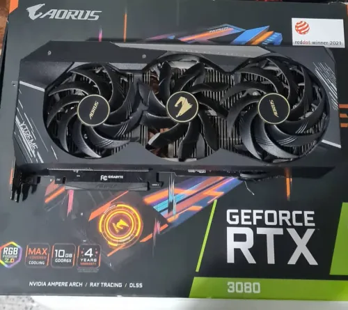 Carte Graphique Gigabyte Aorus RTX 3080 10GB Xtreme