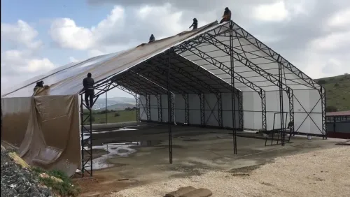 Fabrication chapiteau