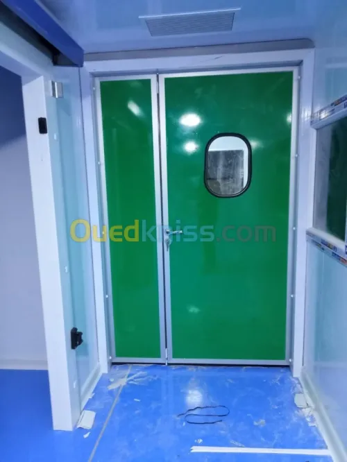 Portes chambre froid et porte service thermique, portes va et vient (chambres froide)/ غرف التبريد