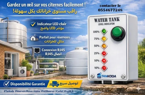 INDICATEUR NIVEAU D'EAU D'UNE CITERNE