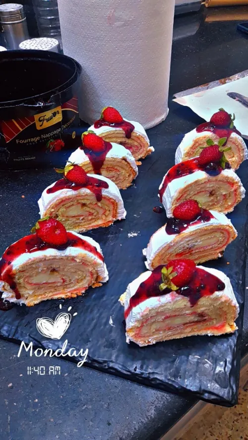 biscuit roulé بيسكوي رولي للمقاهي والمحلات 