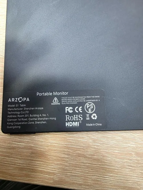 ARZOPA S1  Écran Portable 15.6" FHD