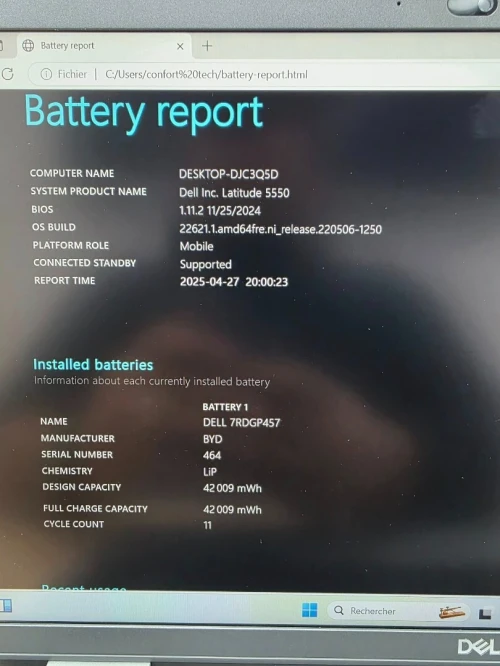 DELL LATITUDE 5550  Intel Core Ultra 5 135U  16GB /512GB (2025) 