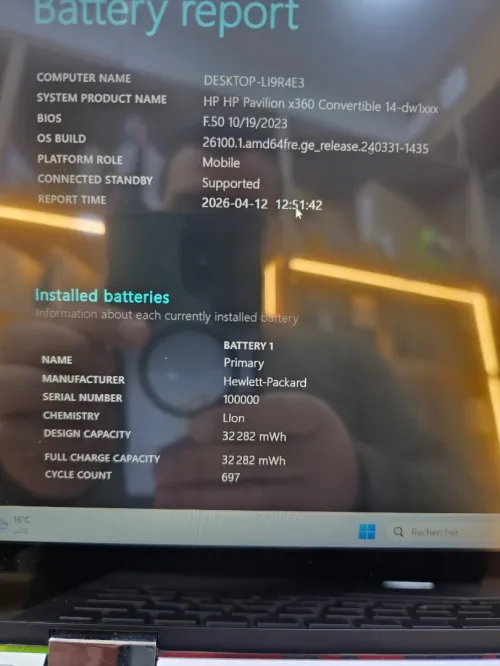 HP PAVILION 14 " X360 Tactile i5 1135G7  16GB /512GB