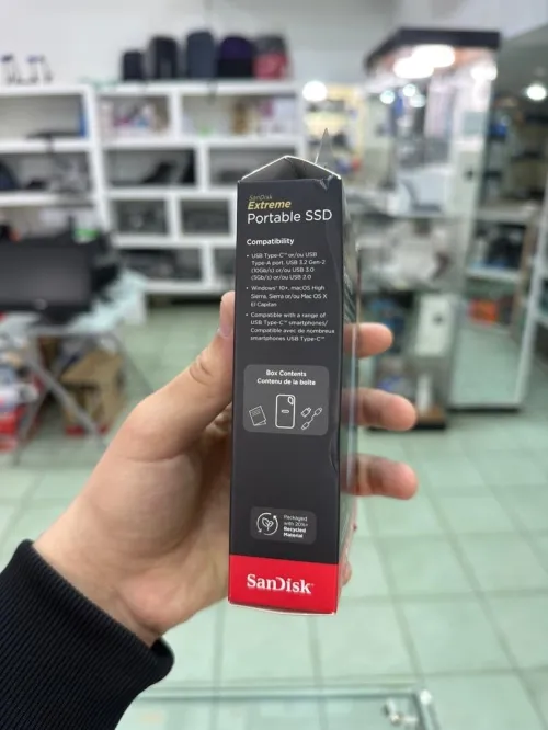 DISQUE DUR EXTERNE SANDISK EXTREME PORTABLE SSD 2TB