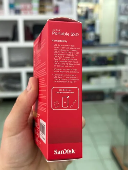 Disque Dur sandisk 1TB SSD 800mb/S
