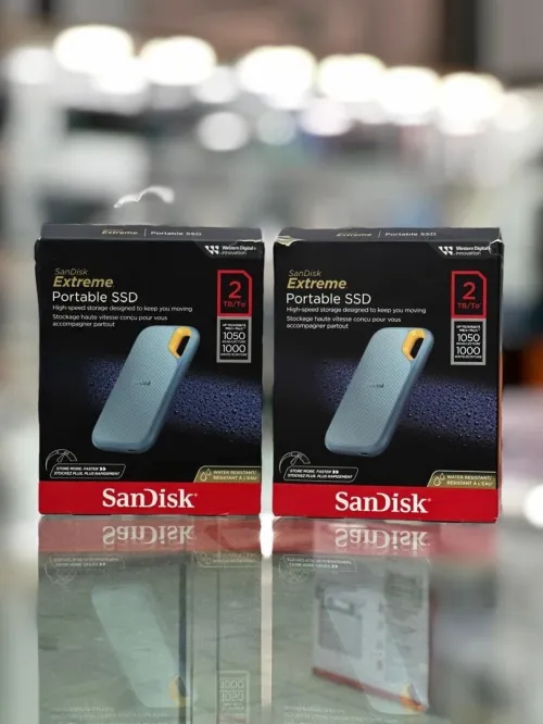DISQUE DUR EXTERNE SANDISK EXTREME PORTABLE SSD 2TB