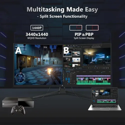 Moniteur de jeu incurvé Z-Edge 34"