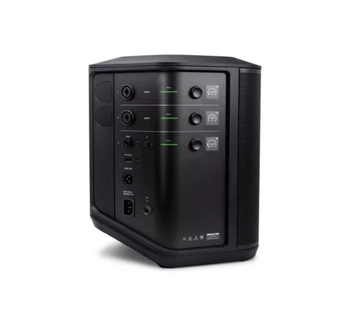 Enceinte de sonorisation tout-en-un Bose S1 Pro+ - Système de sonorisation sans fil amplifié, multiples options de positionnement, poignée de transport ergonomique, jusqu'à 11 heures d'autonomie, noir