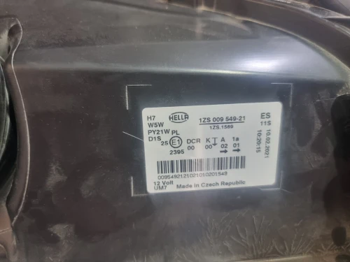 Phare optique tiguan 2008/2011