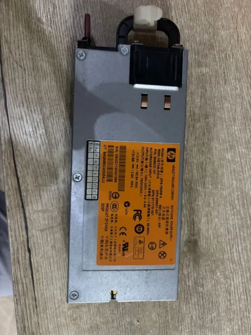 Bloc d'alimentation pour serveur Hp DPS-750RB A