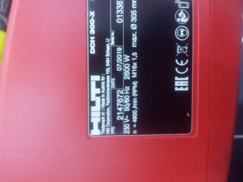Découpeuse hilti dch300-x année 2019 presque Neuf 