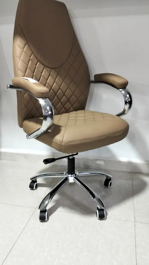 Chaise PDG 155 noir et marron 