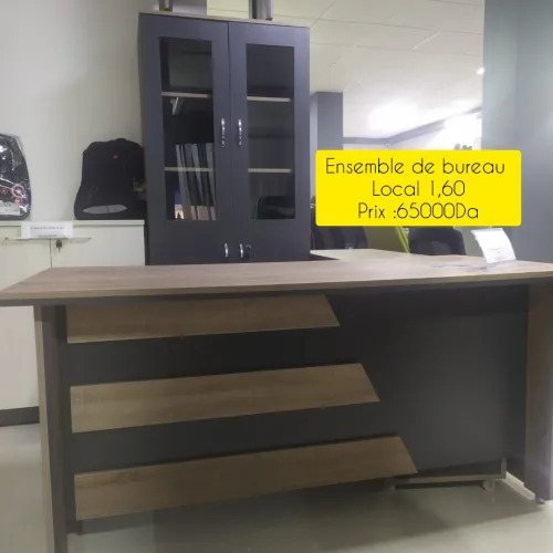 Ensemble de bureau local 1,60 