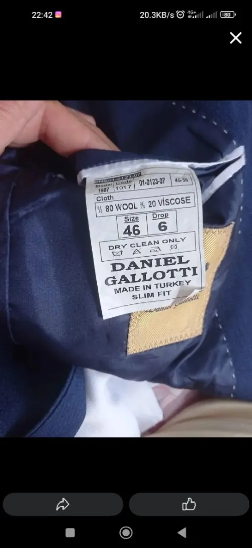COSTUME DANIEL GALLOTTI