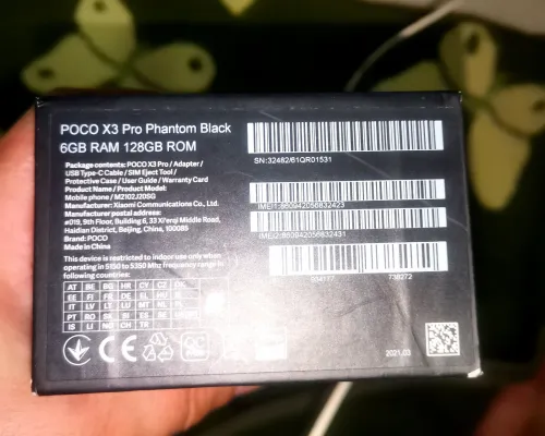 Poco X3 pro