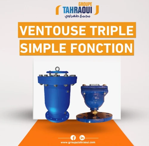 Ventouse triple et simple fonction 