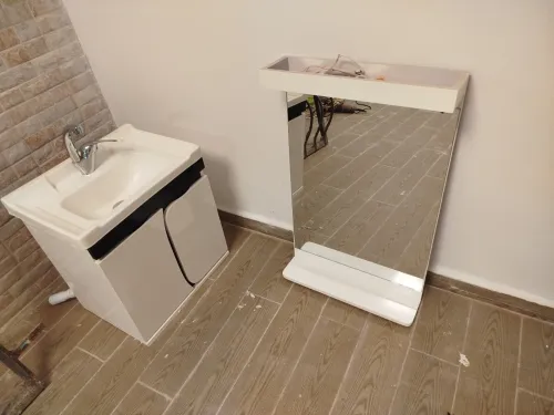 Miroir lavabos leviers