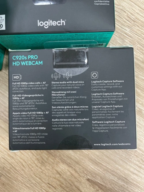 LOGITECH C920S PRO HD 