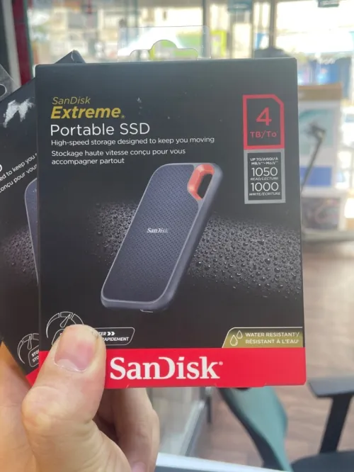 SANDISK EXTREME PORTABLE SSD 4TB 1050MB/s