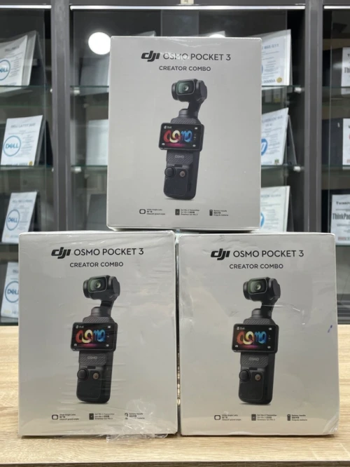 DJI OSMO POCKET 3 CREATOR COMBO - 4K 60 FPS - 2" OLED - MICRO SD - 4X ZOOM - CMOS - BLACK