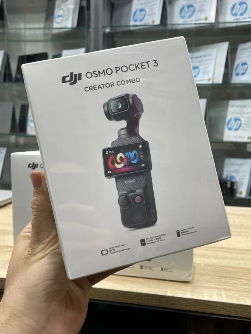 DJI OSMO POCKET 3 CREATOR COMBO - 4K 60 FPS - 2" OLED - MICRO SD - 4X ZOOM - CMOS - BLACK