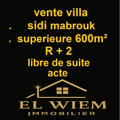 Vente Villa Constantine Constantine