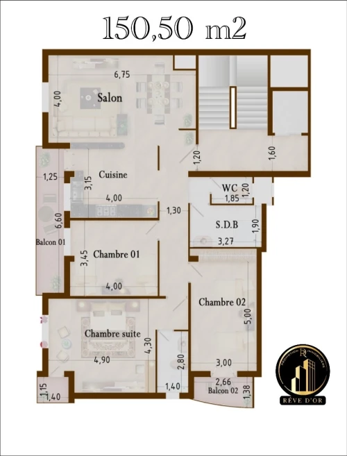 Vente Appartement F4 Oran Bir el djir
